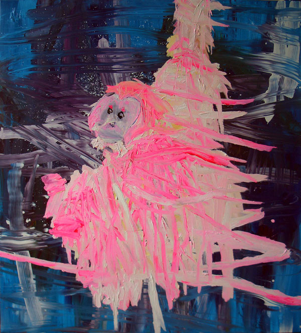 Hidenori Mitsue - "orangutan"   2008    140 x 125 cm   oil on linen