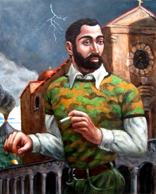 F. Franciscus "Othello 85cm x 68cm, o/l, 2006" 